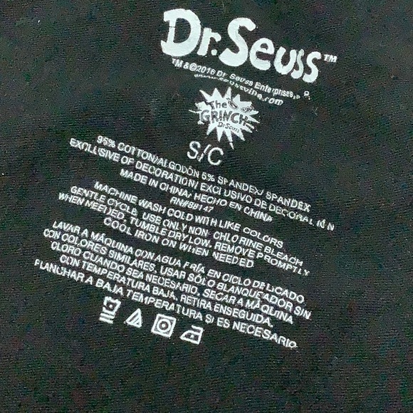 Grinchmas black & metallic green dr. Seuss tank top - Picture 3 of 7